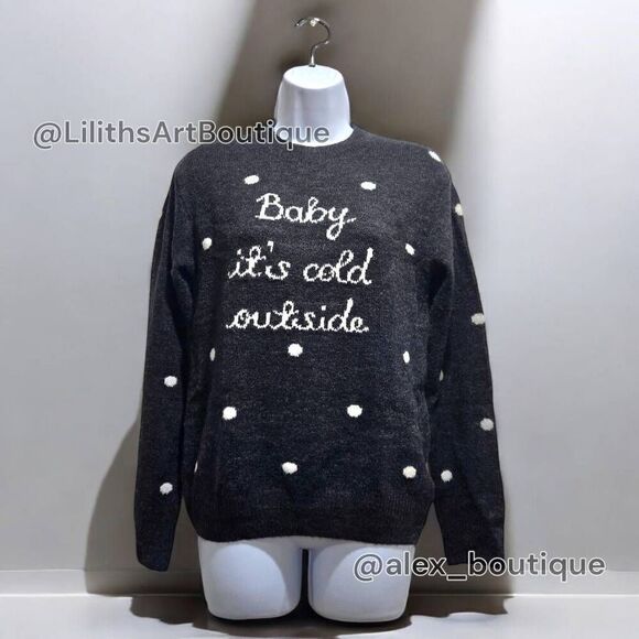 H&M Fine Knit Intarsia Sweater(J004)-Size Xs for Women - Picture 3 of 10